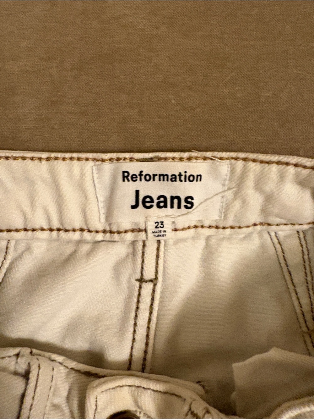 Reformation High Rise Wide Leg Jeans - Picture 3 of 5